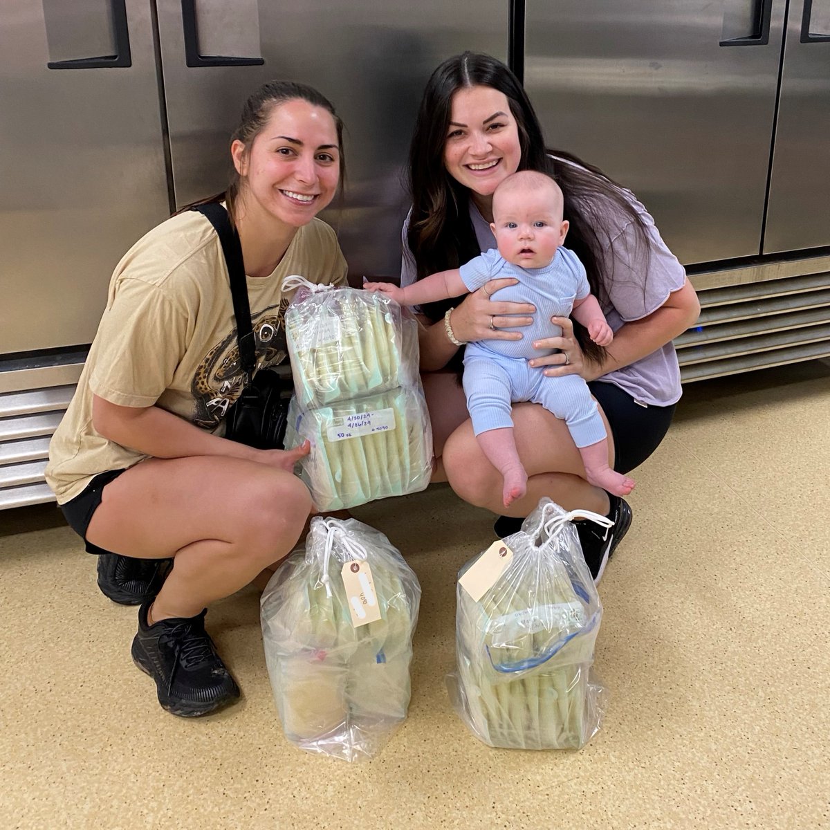 It's so much fun when milk donors bring family and friends to the milk bank. Lily- Thank you for helping nourish and support the tiniest members of our community! You are impacting so many families.  #MidAtlanticMilkDonor #donormilk #milkbank