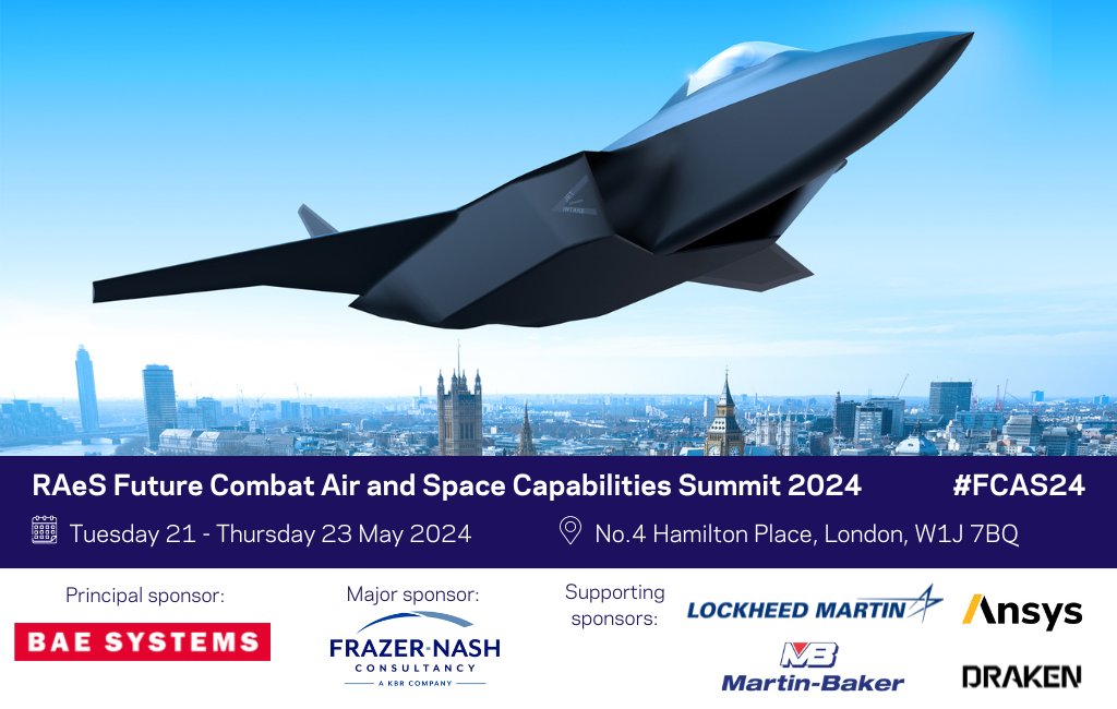 📢Final call to book your place for #FCAS24! There's just one week to go before this key event on future air and space combat and defence kicks off, so don't miss your chance to join the conversation - book your ticket today! ➡️ ow.ly/ZoVc50RHXSH