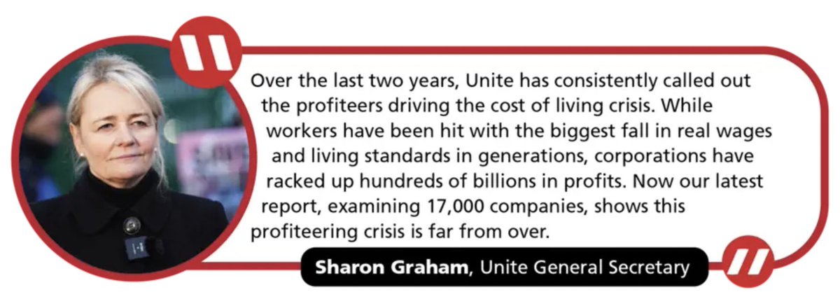 ‼️TAKE BACK POWER FROM THE PROFITEERS‼️ There is only one real check on their power. The power of the organised working class. At @unitetheunion we have one clear aim, to rebuild the trade union movement and the power to claim our share. #Profiteering unitetheunion.org/what-we-do/uni…