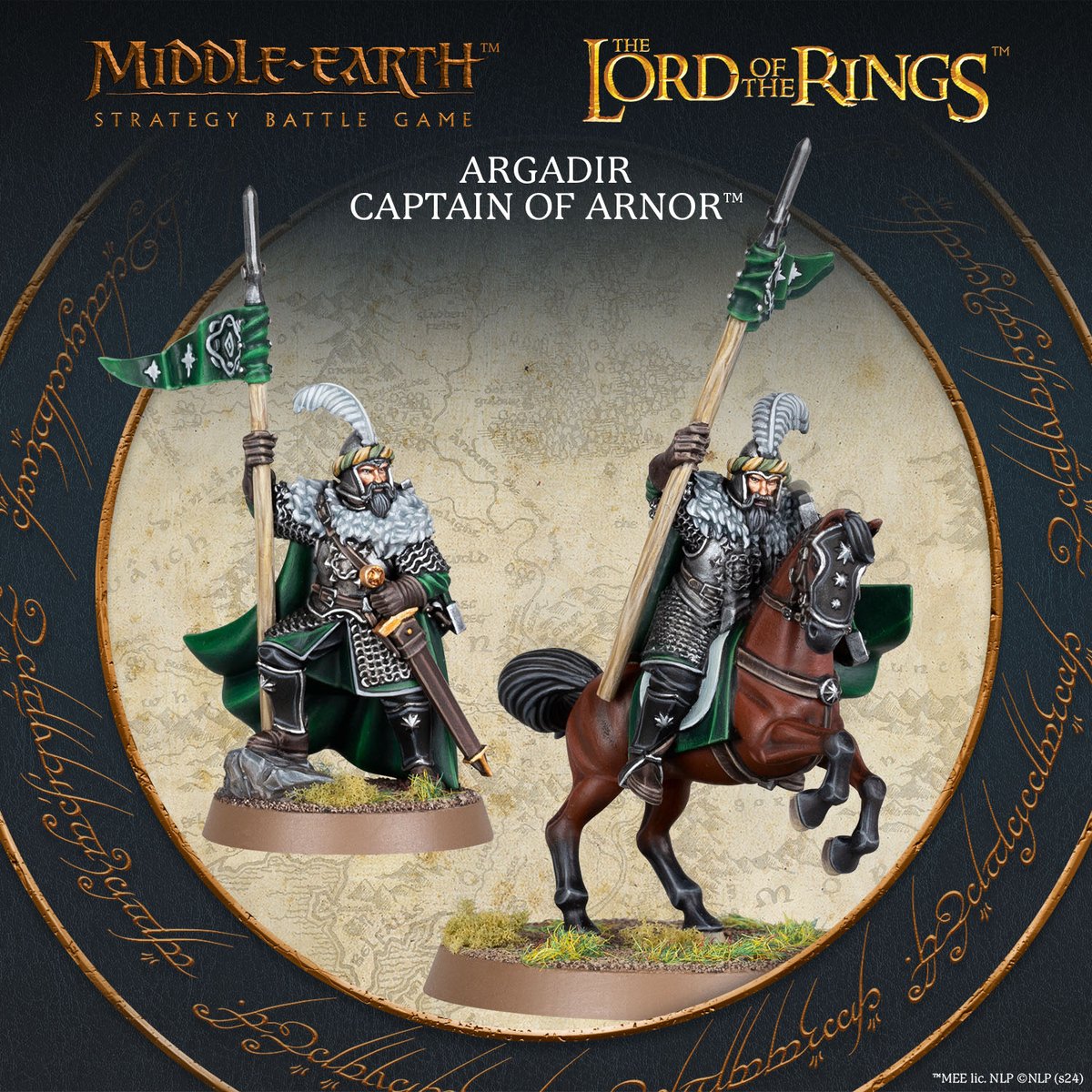 Argadir leads the forces of Arnor into action! 

Get a closer look at the new miniatures for the Middle-earth Strategy Battle Game: ow.ly/ve1w50RHZy8

#WarhammerCommunity #LoTR #MiddleEarth