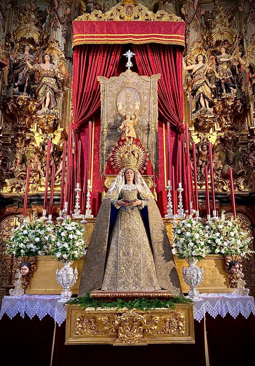 Hoy jueves, a las 19:30 h., dará comienzo el Solemne Triduo al Santísimo Sacramento y a la Virgen del Voto, con la Exposición del Santísimo y el rezo del Santo Rosario. A las 20:00 horas, celebración de la Eucaristía, predicada por D. Francisco Contreras. 📷 @davidariaspozo