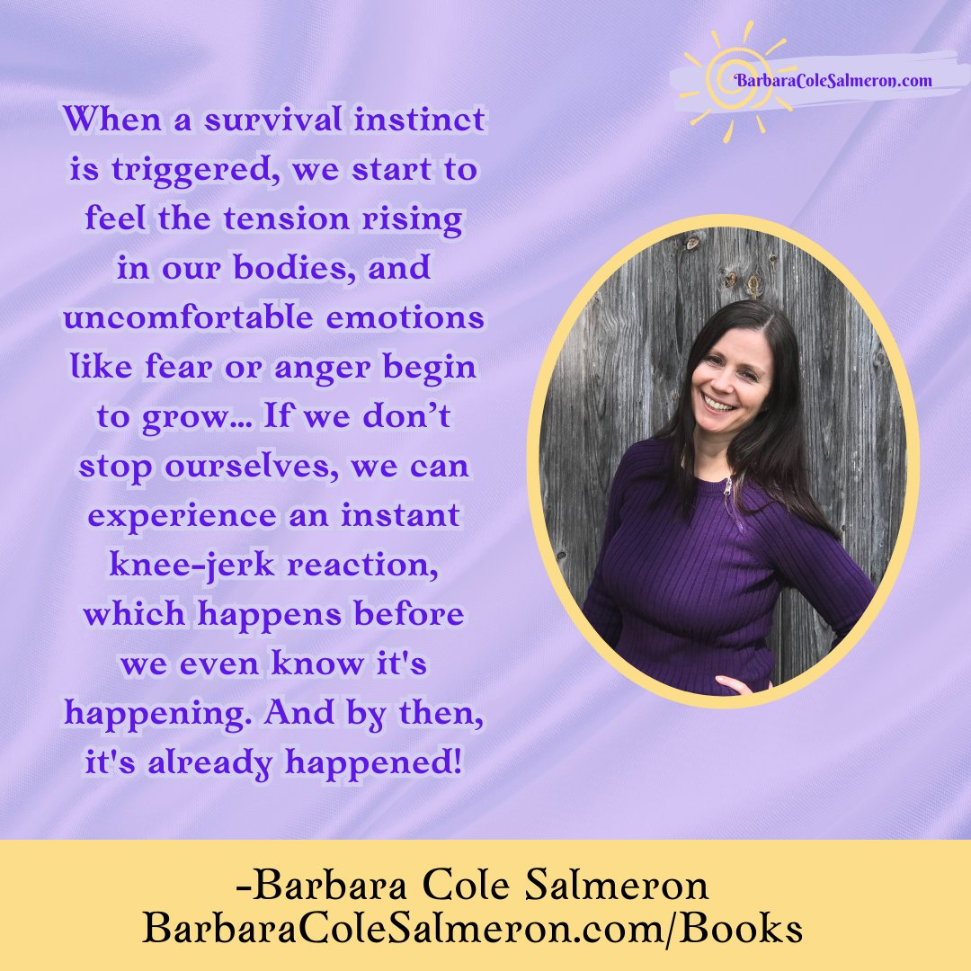How do you react when you realize you were triggered? 🤔😞

#author #quotes #relationshipcoaching #onlinecoach #relationships #honeymoonforever #dallastexas #BarbaraColeSalmeron #EmpoweredRelationships #ScienceofStressRelief
