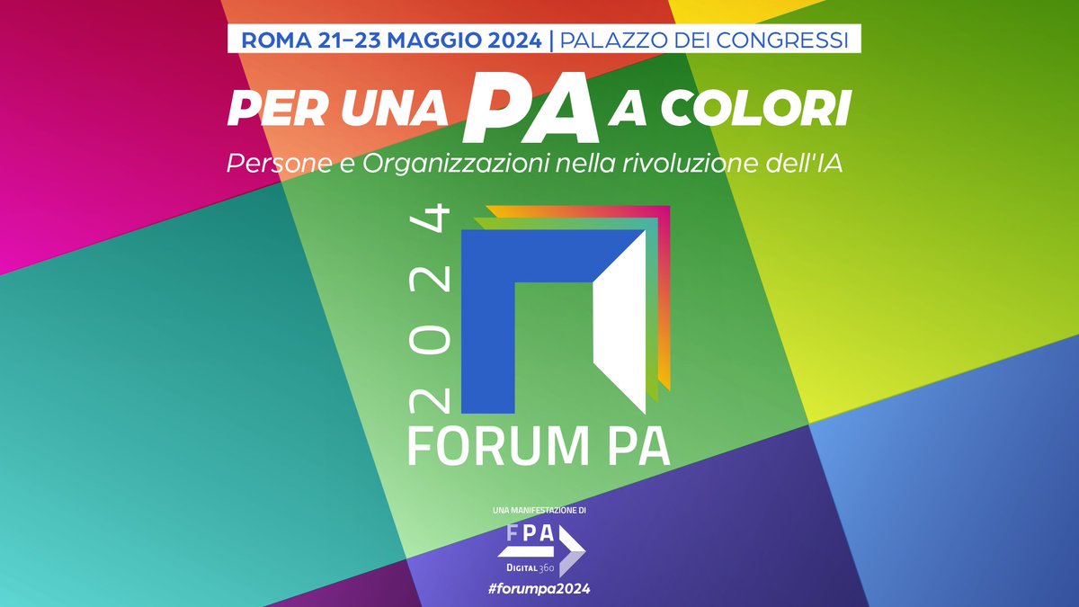 #FORUMPA2024 a Roma! Scopri come la #PubblicaAmministrazione si sta reinventando nell'era dell'#AI dal 21 al 23 maggio, al Palazzo dei Congressi a Roma. Iscriviti ora per esplorare insieme i nuovi orizzonti di talento, coraggio e innovazione > bit.ly/3UEM6Vl