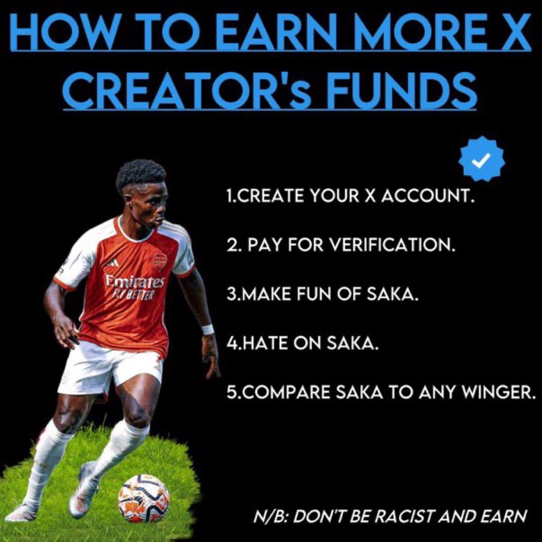 Saka the Money maker😂