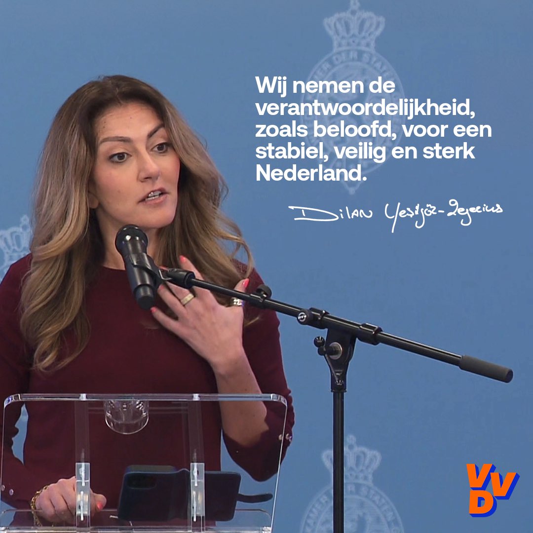 Onze fractievoorzitter @dilanyesilgoz over het akkoord. Meer lezen?👇 vvd.nl/nieuws/aan-de-…