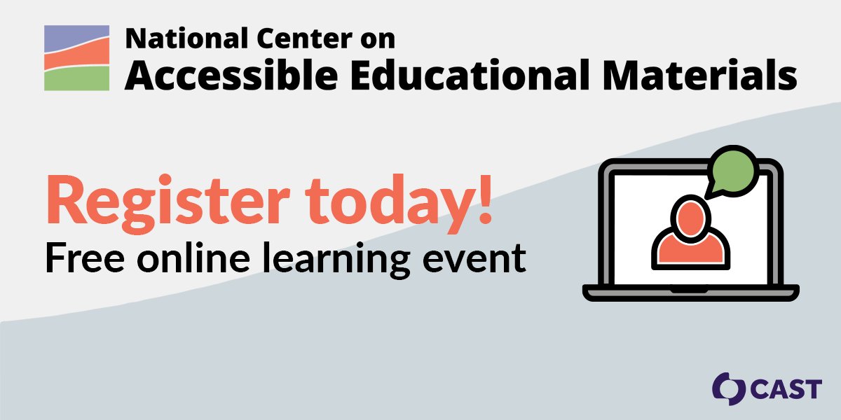 Today at 1pm ET, don't miss our AEMing for Access series webinar, 'Accessibility as the Beating Heart of UDL.' Register once for the entire AEMing for Access series. ow.ly/h2bX50RyuNw #a11y #AEM4all #accessibility