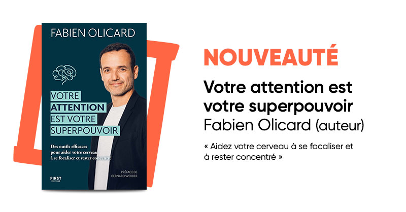 #NouveautéFnac 📚 Découvrez le livre de Fabien Olicard “Votre attention est votre superpouvoir”. 🦸 👉 lc.cx/XVsJL9