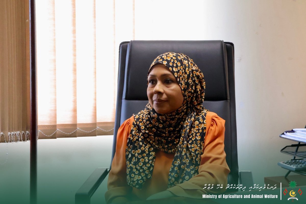 MAAWmv's tweet photo. Minister @AishaRamy convened with @FAO Representative for SriLanka and Maldives Mr. Vimlendra Sharan today to discuss collaborative efforts in implementing the Ministry’s mandate. https://t.co/BZNzexq6Xi