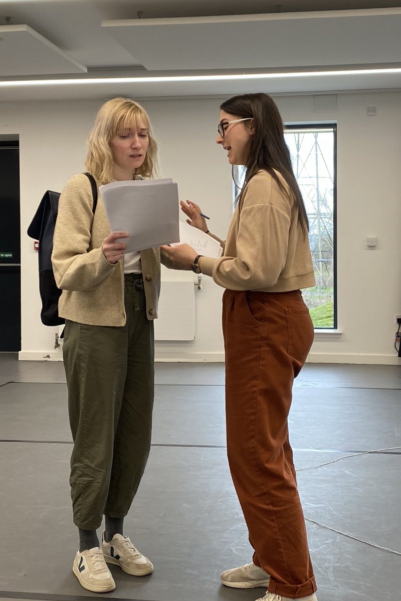 Rehearsals are underway for Ivor from @tandemwriters Rock, Paper, Scissors series. Written by @RubiedMoon, Ivor questions what you buy for a 21 year old who has everything & how far you're willing to go for those you love most. BOOK NOW (May 24) ➡️ tron.co.uk/shows/rock-pap…