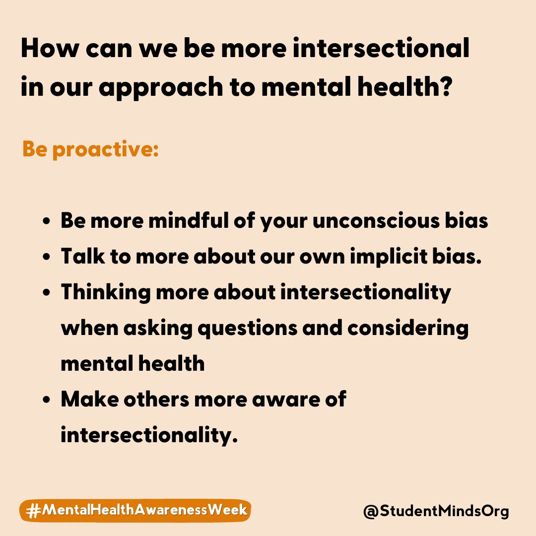 As individuals and as collectives within the wider student mental health movement we must consider our own biases and work towards a future where every student can thrive. No matter their circumstances or background. Everyone deserves good mental health 🧡