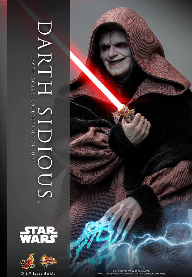 Hot Toys #StarWars: Revenge of the Sith 1/6th scale Darth Sidious Collectible Figure dlvr.it/T6ylxL