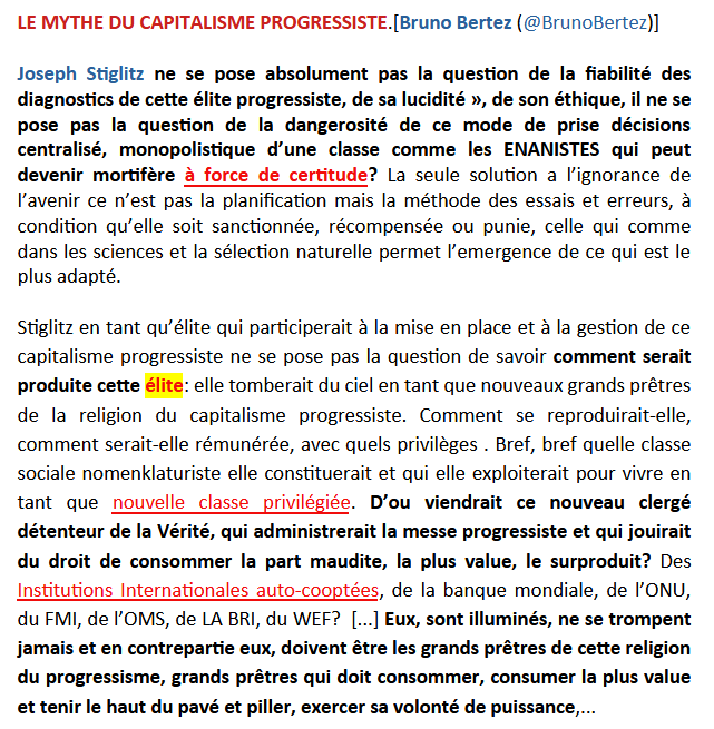 @BugaultV @TomBenoit_ @MichelCollon @amir_nourdine @f_asselineau @louisfouch3 @BrunoBertez @Krieger66362259 @AniceLajnef @gabriel_draghi @OBerruyer @RnaudBertrand @RobertSteuckers @FLyMachabert @JCheminade @MarcTouati @k_lhk @DanDiaconu2022 @NaomiAKlein @profdavidharvey @SRContretemps @idrissaberkane @EricMorillot @yanisvaroufakis @CH_Gallois @Vukuzman @KemiSeba1 @Nath_Yamb @elonmusk @GenFlynn @TuckerCarlson @SWagenknecht @guydlf @wolff_ernst @AXChristoforou @AMercouris @zeithistoriker @RayDalio @battleforeurope @Brad_Setser @jessefelder @ojblanchard1 @jasonfurman @robin_j_brooks @JosephEStiglitz @Glenn_Diesen @GoldSwitzerland (@BrunoBertez): Joseph Stiglitz (@JosephEStiglitz), vient de publier un nouveau livre pour promouvoir les avantages de ce qu’il appelle: le « capitalisme progressiste ». @KimDotcom 🔶⭕️ LE MYTHE DU CAPITALISME PROGRESSISTE : brunobertez.com/2024/05/14/le-… x.com/kimdotcom/stat…