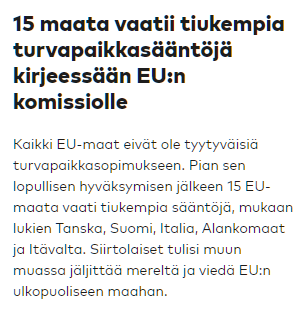 Hyvä Suomi ja #oikeistohallitus!

#turvapaikkapolitiikka #eurovaalit 🇪🇺
welt.de/politik/auslan…