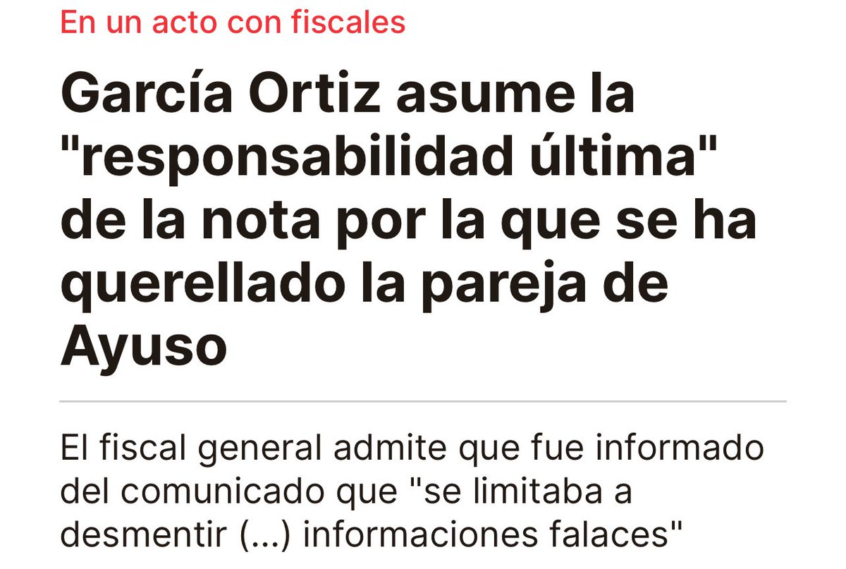 No hace falta que la Fiscalía identifique a nadie, ya salió el Fiscal General hace unos días a identificarse precisamente como responsable de autorizar la nota.