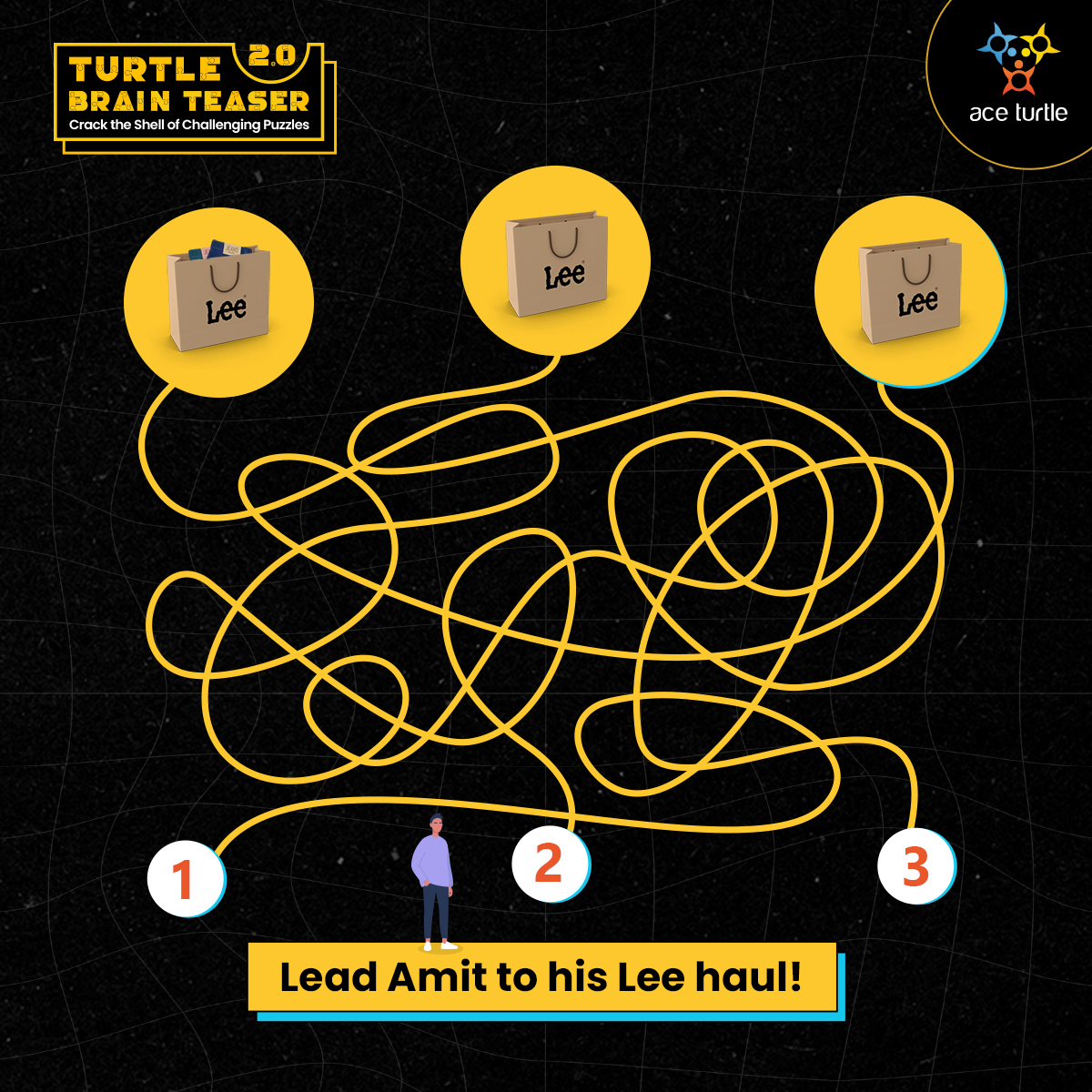 #ContestAlert Join Amit's adventure to discover his stylish haul! Find the right way to win exciting merchandise! To participate: 1. Follow @_AceTurtle & reshare this on your X feed 2. Find the way and comment below 3. Tag 3 of your friends Last date: 23rd May 2024