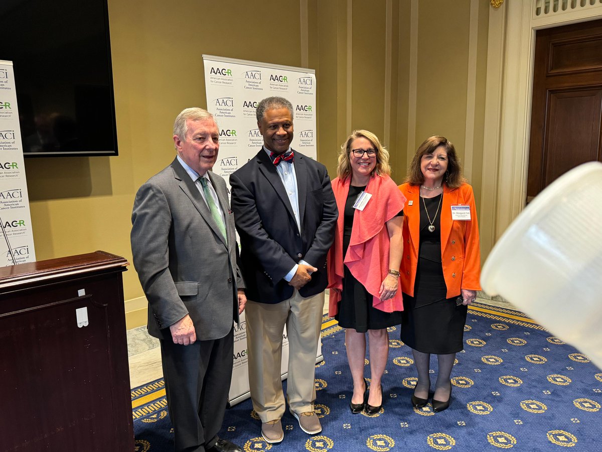 I am delighted to join many of our AACR members and patient advocates in this year's joint AACR-AACI Hill Day, an annual event in which the @AACR and @AACI_Cancer have been partners for nearly 20 years. #AACRontheHill