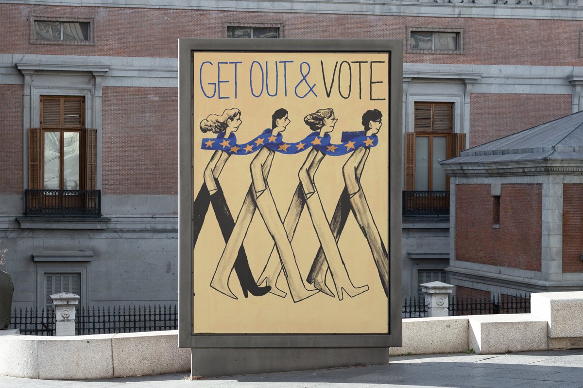 👉 Our special digital kit is designed to enable anyone, anywhere, to set up a pop-up exhibition in diverse venues like galleries, schools, community centers, and outdoor public spaces – to call on citizens to go out and vote in the upcoming European Elections.