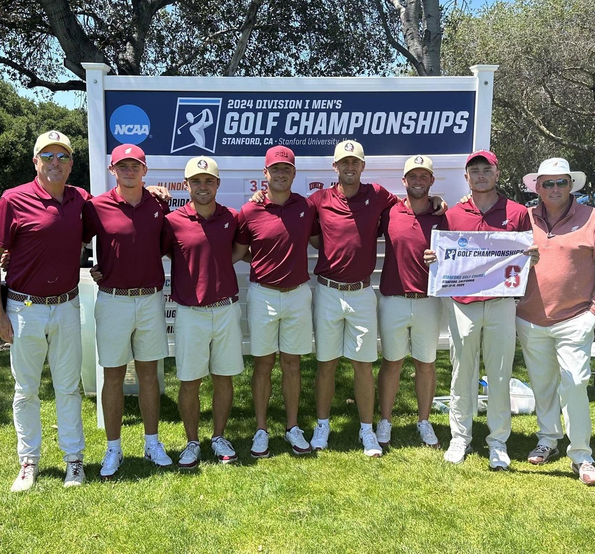 THE DAILY SAUCE: May 16, 2024 Florida State men's golf punched its ticket to the NCAA Championships on Wednesday, finishing 28-under par as a team and second at the NCAA Stanford Regional. Frederik Kjettrup and Luke Clanton each notched top-5 finishes. 📷: FSU athletics