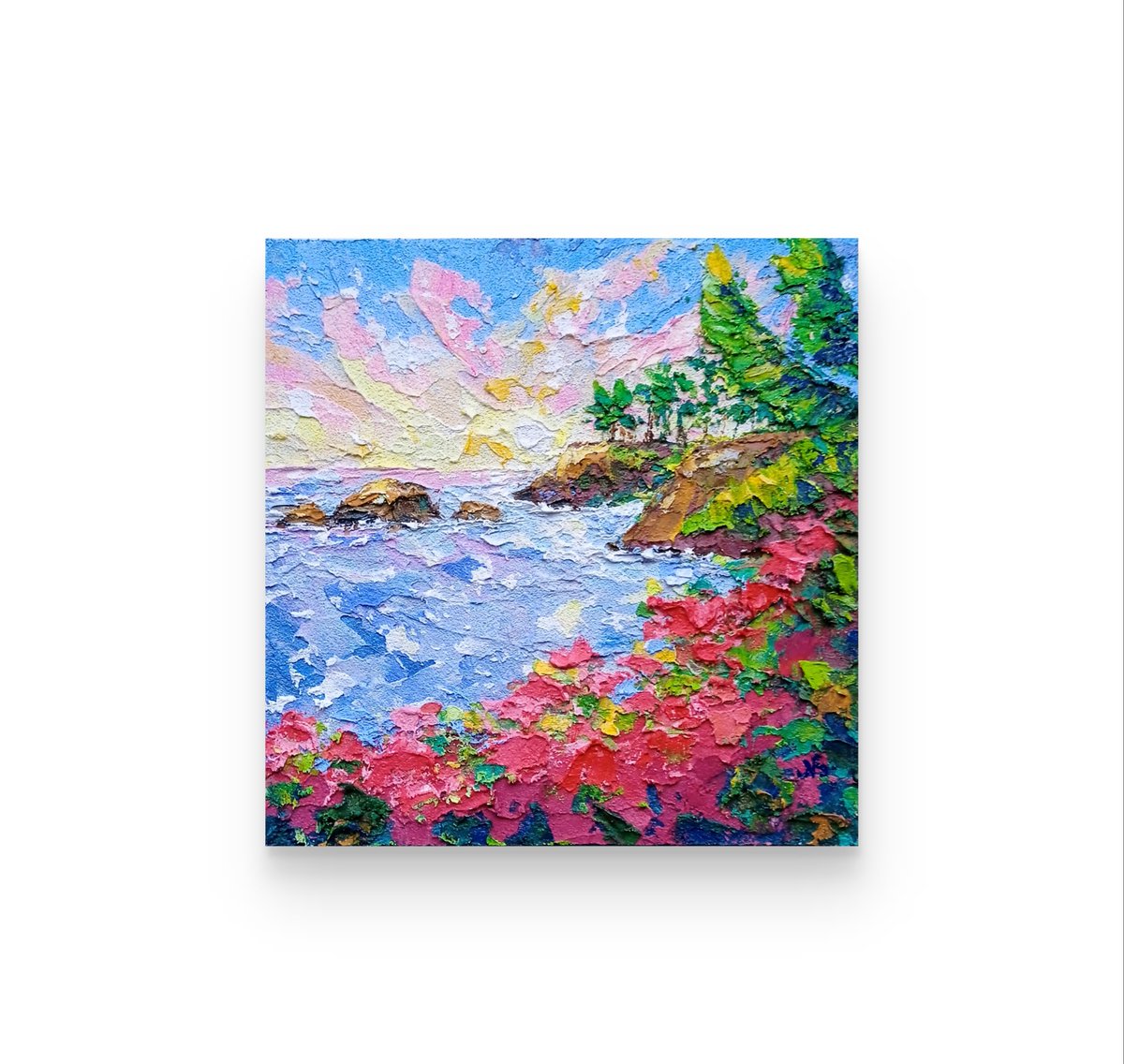 La Jolla painting. #SanDiego #OilPainting #California 8x8 inches
flowersartshopua.etsy.com/listing/172899…

#Beach #OriginalArt #PalmTree #Wildflower #Seascape #ImpastoPainting #birthdaygift #fatherdaygift
