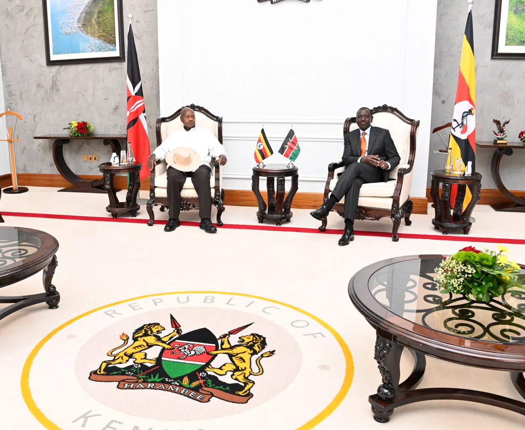 KENYA and Uganda sign tri-partite agreement on importation, transit of refined petroleum products by the Uganda National Oil Company.