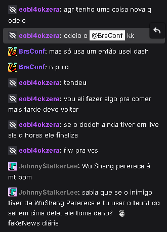 Na live do <a href="/DodohCastro/">Dodoh Castro</a> pessoal não gosta de sapo