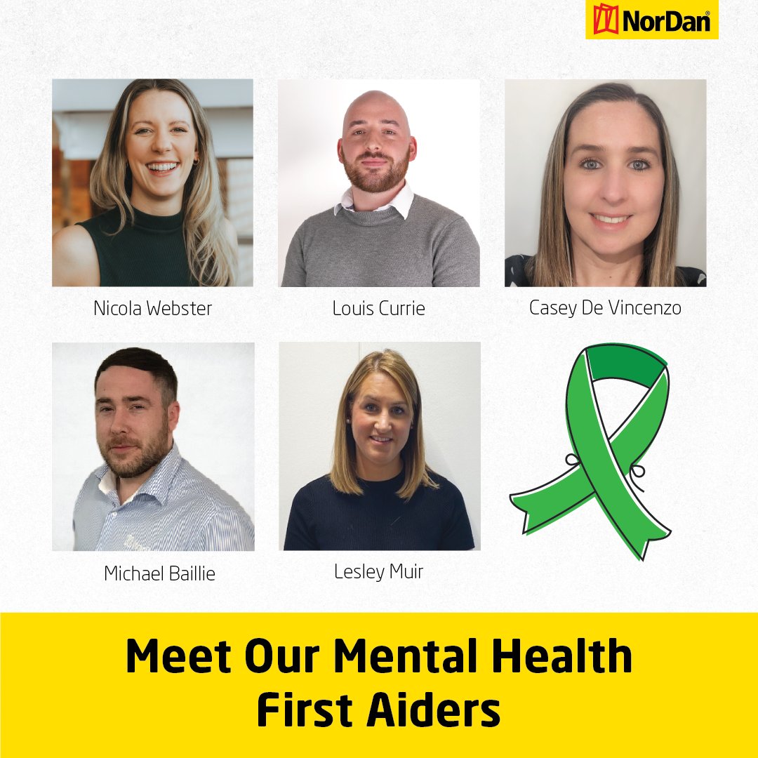 NorDanUK's tweet photo. As you may know, this week is Mental Health Awareness Week, and at NorDan, we're proud to have Mental Health First Aiders available.

We are grateful to these individuals who are always ready to provide support, ensuring the wellbeing of our team members remains our top priority. https://t.co/GjRSHNuIkV