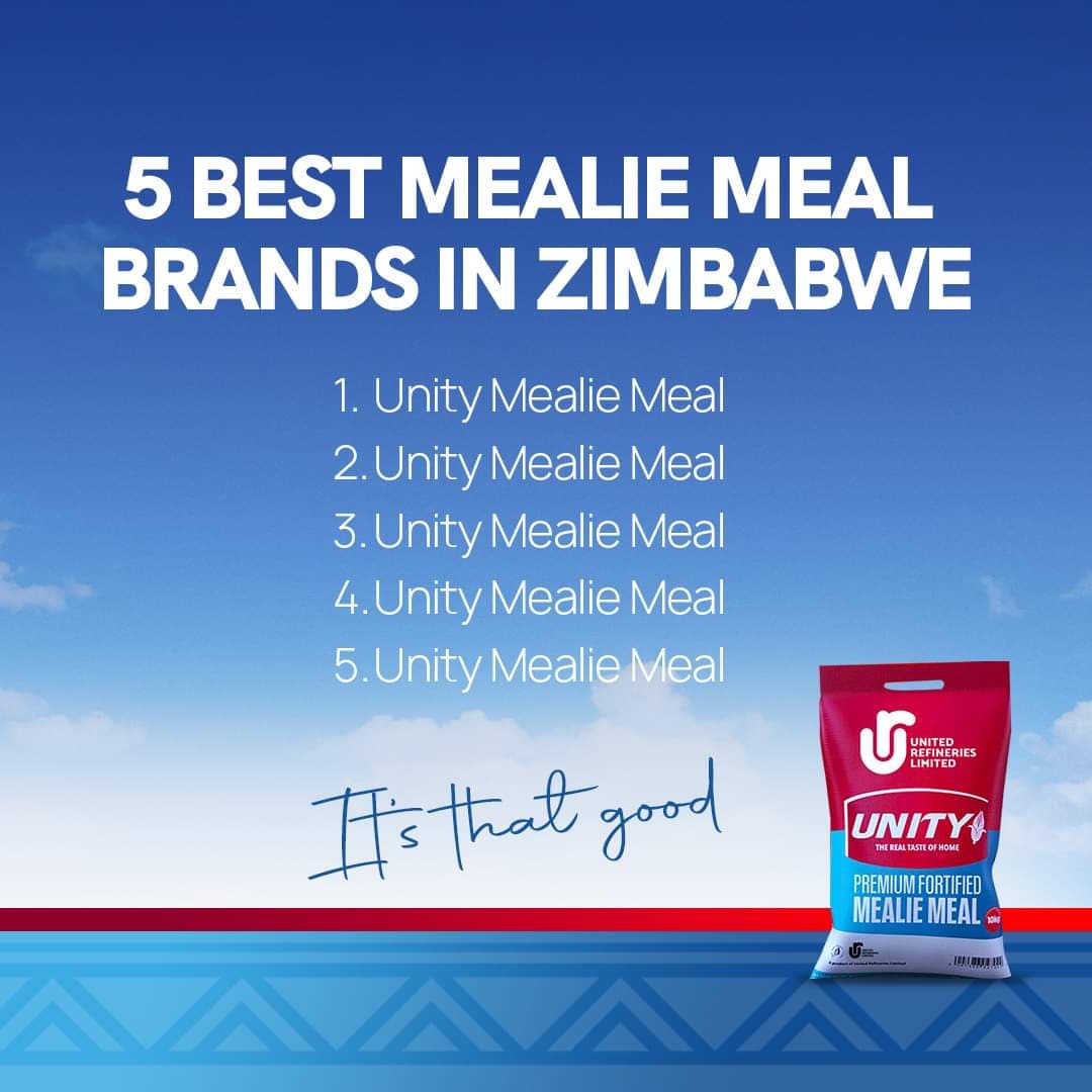 5 Best Mealie Meal Brands in Zimbabwe 👀 1. Unity Mealie Meal 2. Unity Mealie Meal 3. Unity Mealie Meal 4. Unity Mealie Meal 5. Unity Mealie Meal #unitymealiemeal #unitedrefinerieslimited