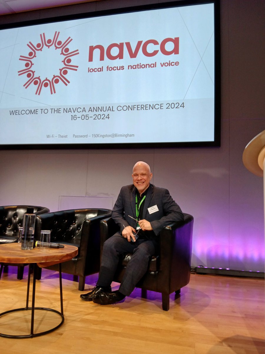 Happy to welcome countrywide delegates to #Birmingham for @NAVCA Annual Conference 2024. The scene ably set by chair Sandra Meadows & @TNLComFund_CEO David Knott before a morning of potent workshops including one on Brum’s Vision for #Volunteering from @BVSC’s own Becky Isaac.