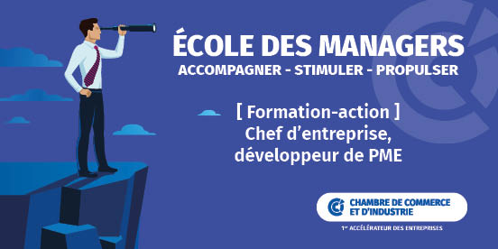 [ #Ecole des Managers ]
📢 Vous souhaitez transmettre votre entreprise ou la développer ? 
➡ Le parcours "Chef d'entreprise, développeur de PME" forme votre repreneur ou collaborateur
📅 ouverture de la 43eme promotion : Octobre 2024
📌 En savoir plus : urlz.fr/qHtz