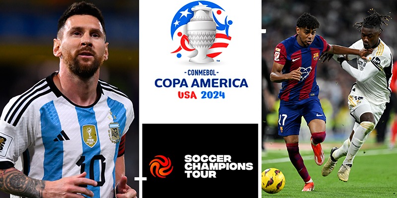 💣 Movistar Plus+ televisará la Copa América y el Soccer Champions Tour. 🌎 Estados Unidos alberga la cita de selecciones, del 20 de junio al 14 de julio, con la presencia de los Messi, Vinicius, Valverde, Araújo, etc... ☀️ El torneo de pretemporada incluye partidos tres