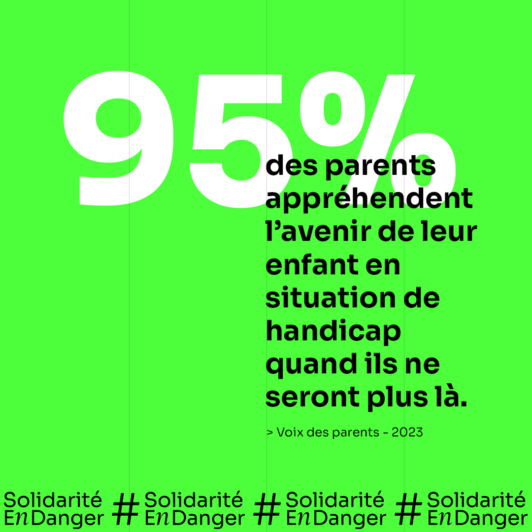 🚨 La préoccupation des parents face à l'avenir de leur enfant en situation de handicap est une réalité à laquelle nous devons faire face. 

Ensemble, travaillons à construire un avenir plus serein pour tous !

📝Signez notre pétition ! lnkd.in/eqirydBS
#SolidaritéEnDanger