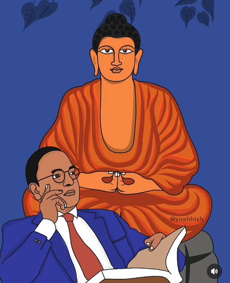 Budda & Babasaheb 🖤💙