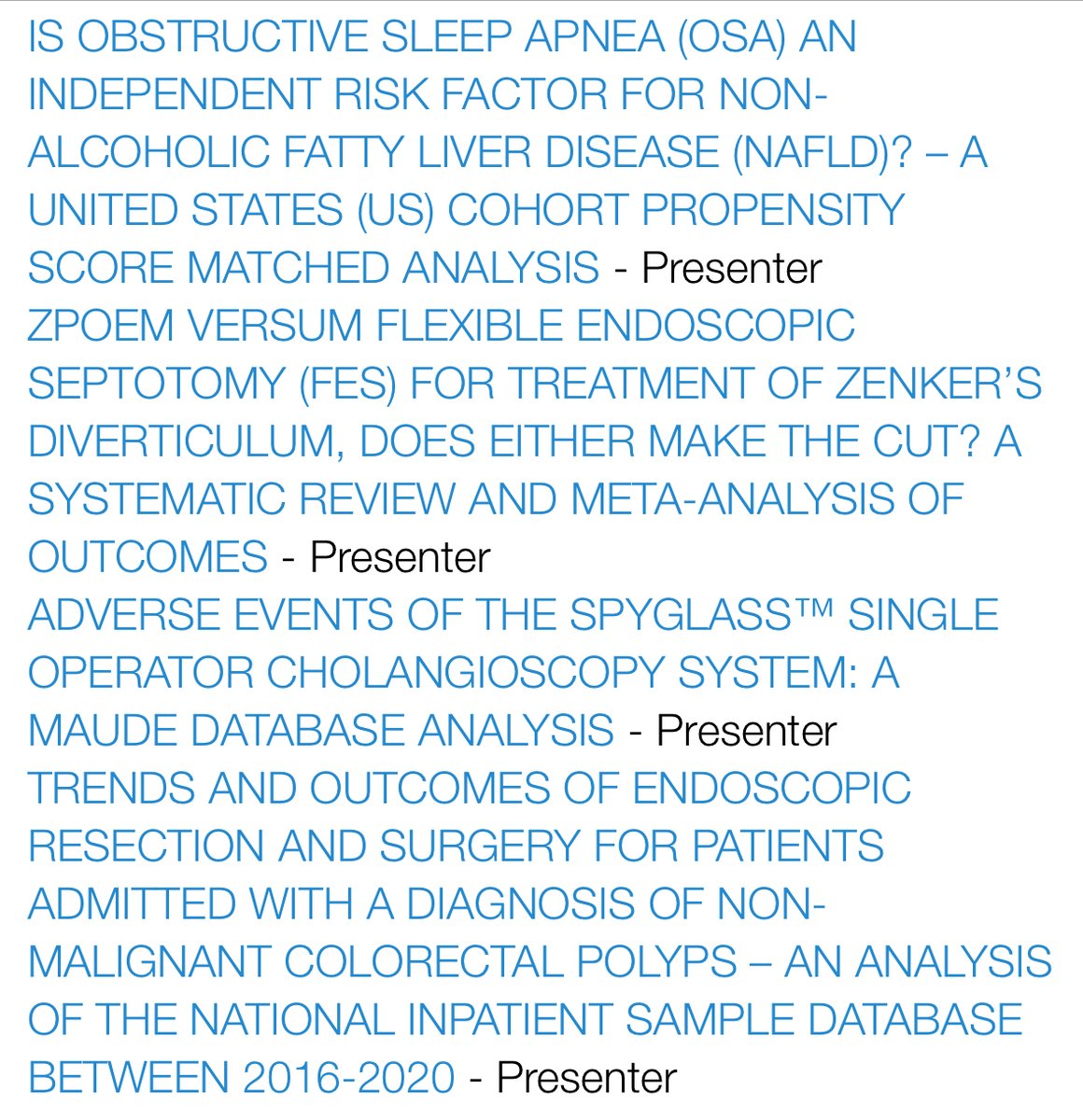 Looking forward to #DDW2024... Excited to share all our research and honored to be moderating the @ASGEendoscopy Video Plenary Session on Submucosal Endoscopy 🙋‍♂️

#LetTheLearningBegin #GITwitter @DDWMeeting @AmerGastroAssn