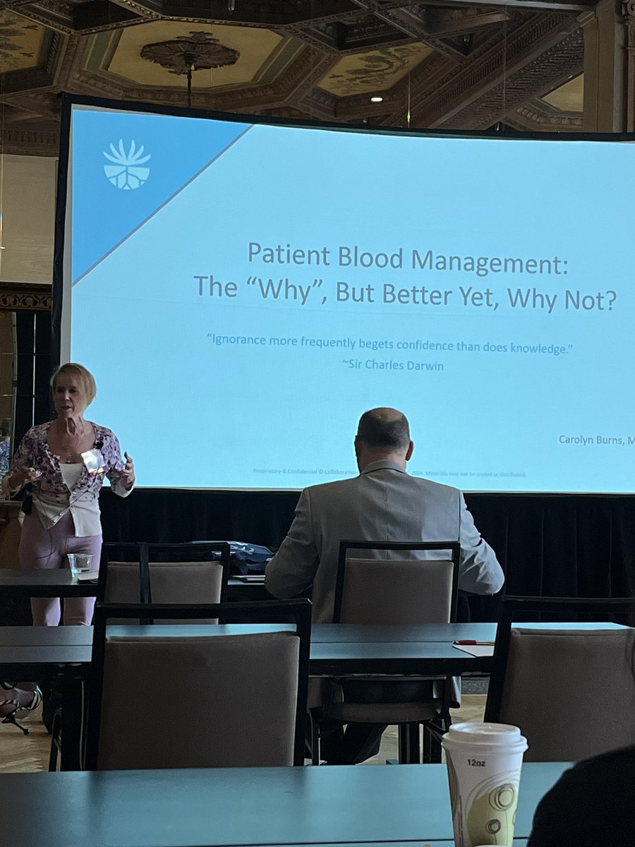 Keynote time!! Dr. Carolyn Burns, President of @bloodmgmt @BBA_NYS #bbanys2024 #transfusion #transfusionmedicine #bloodbank #pathology #clinicalpathology #pbm #patientbloodmanagement #apheresis