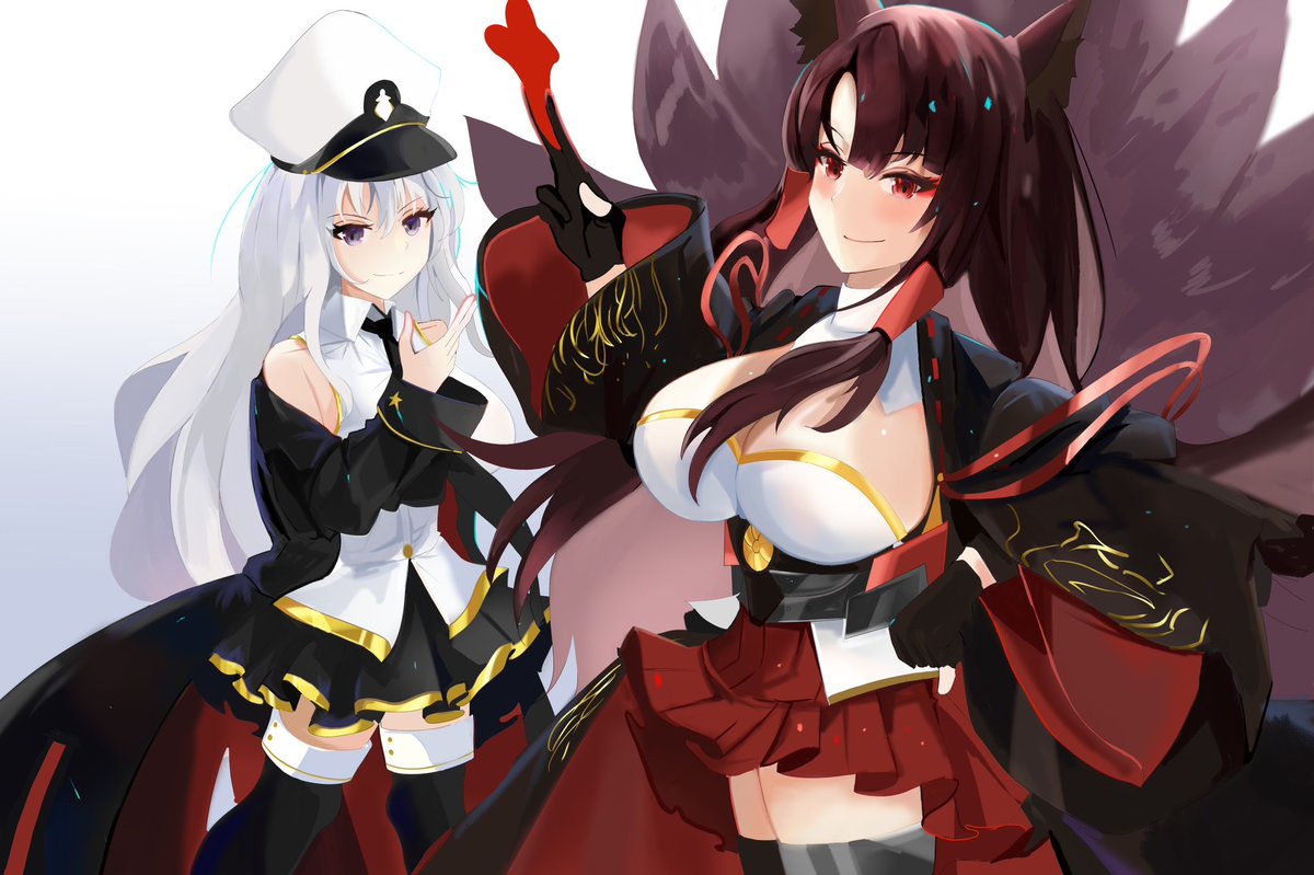 またこの二人描くかも！
#アズールレーン 
#アズレン 
#AzurLane