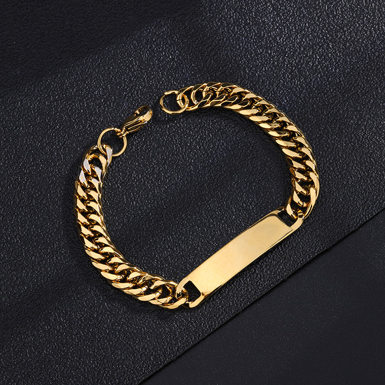 Stainless Steel ID Bracelet

Make a mark with a Stainless Steel ID Bracelet - a fusion of durability and elegance that stands the test of time. Your style, your identity, your bracelet. 

Shop Now (Link In Bio) cutt.ly/8erv7uLp

#TimelessElegance #StainlessSteelJewelry