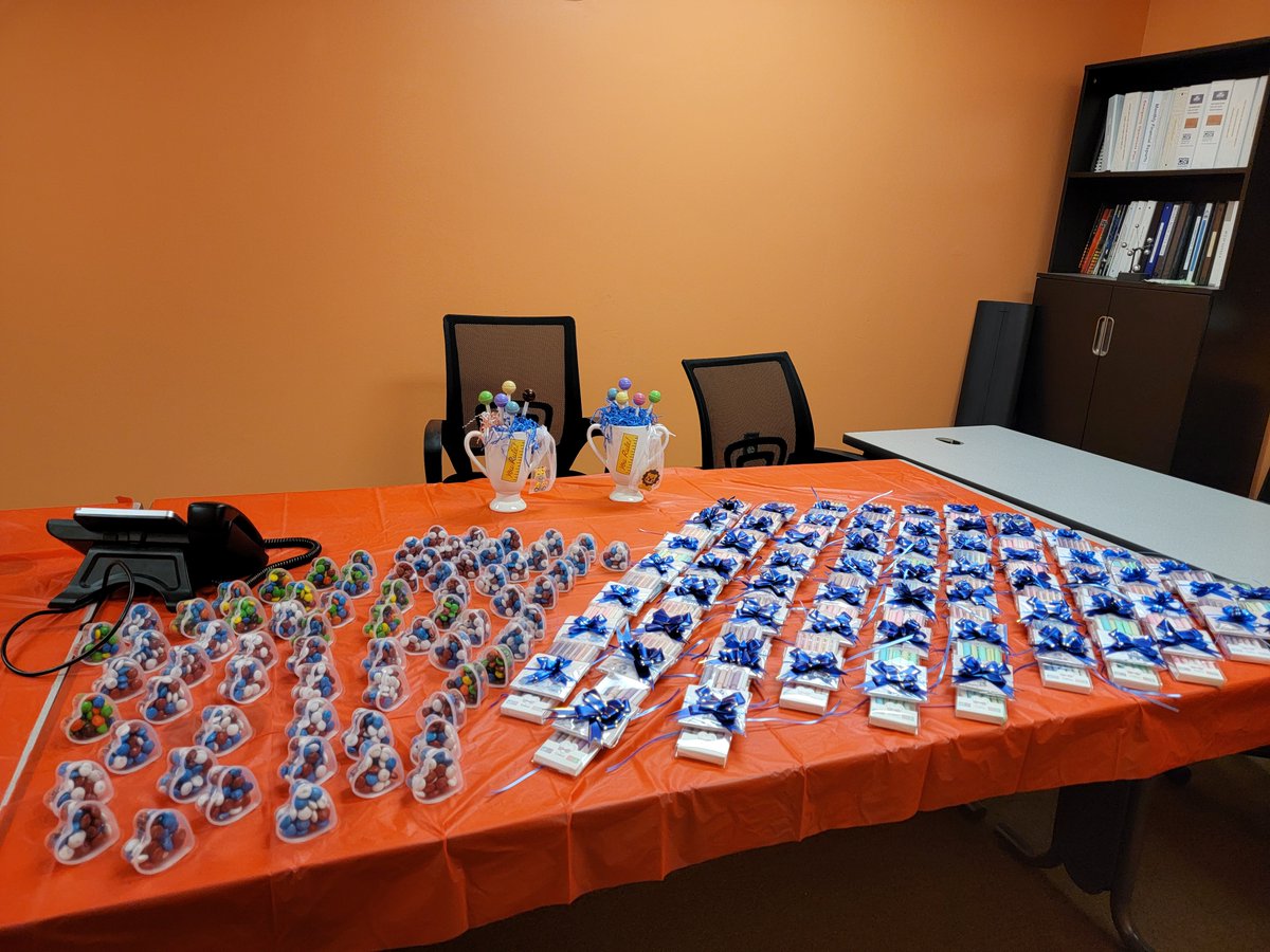 HSAColumbusMS's tweet image. #TeacherAppreciationWeek has been a success! Please take a look small percentage of trinkets and treats the educators received throughout the week! Thank you again to our teachers and staff who help with our great scholars everyday! #ConceptSchools #BeApart #HSA