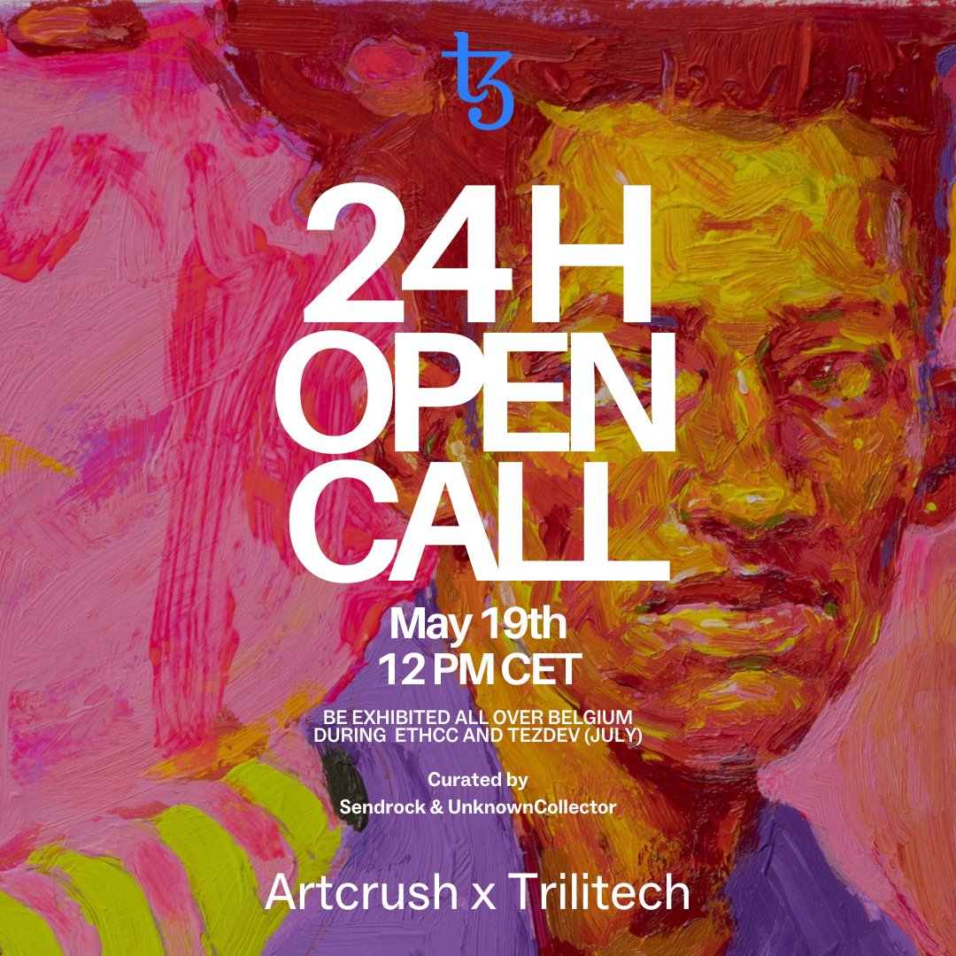 💥Art on <a href="/tezos/">Tezos</a> : EthCC Week Takeover 💥

🏆 20 winners of which 3 GRAND WINNERS: your art drop showcased in 1000 BILLBOARDS + IRL show + BEAMING in Ghent during EthCC &amp; #TezDev Brussels this July💥

To Enter:
🖼️ Post 1 Artwork
🔁 RT+TAG 2 frens
✅ Read benefits &amp; conditions
👇