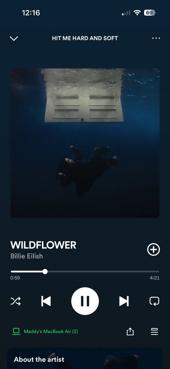 maddyyswift's tweet image. oh my gosh this song is so beautiful #BillieEilish