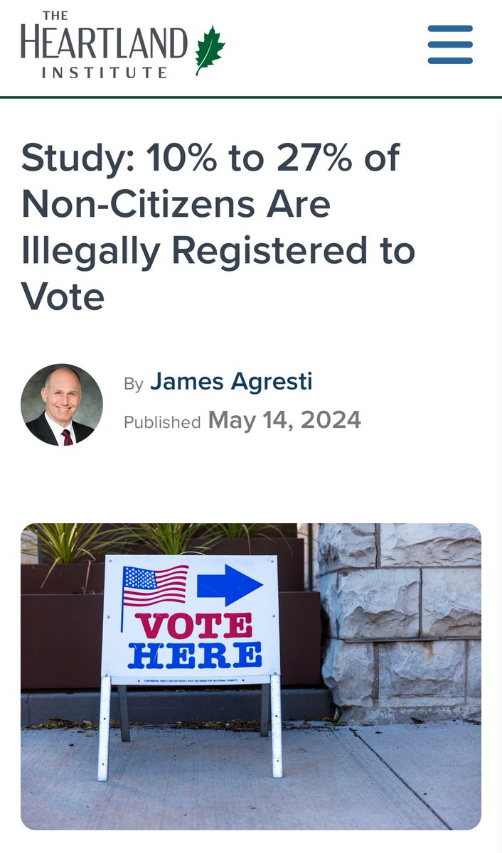 🚨STUDY: 10% to 27% of Non-Citizens Are ILLEGALLY Registered to Vote in the United States 💥 U.S. Census recorded more than 30 million adult non-citizens living in the U.S. during 2022. Given their voter registration rates, this means that about five million of them are…