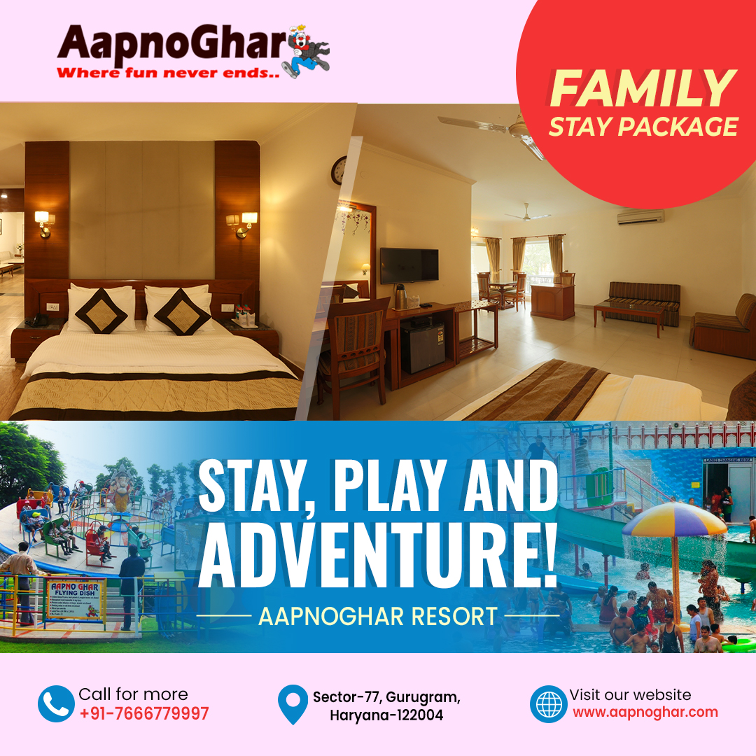 Book your next stay at #aapnoghar #resort with our #family stay packages. Create your story book with cute memories and endless fun.
🌐 aapnoghar.com📲7666779997
#familyfuntime #vacationmode #AdventureTime #tourismguide #Delhi #stayforstay #staycool #adventurebuddy