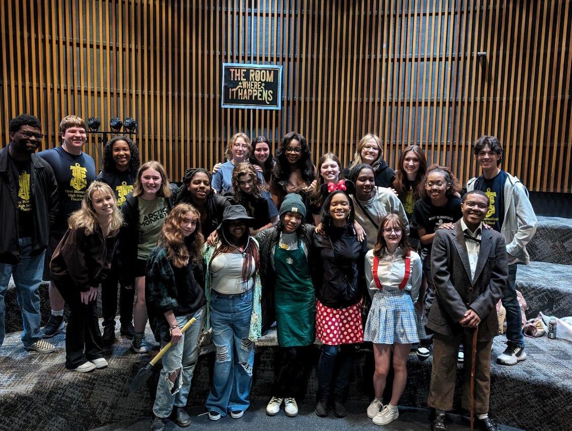 WB Theatre (@wbhstheatre) on Twitter photo HAPPY FRIEND DAY! We had fun dressing up and celebrating our new initiates. Thank you for your dedication and pride, and welcome to the International Thespian Society!! <a href="/KristineWBHS/">Kristine Stephens</a> HAPPY FRIEND DAY! We had fun dressing up and celebrating our new initiates. Thank you for your dedication and pride, and welcome to the International Thespian Society!! <a href="/KristineWBHS/">Kristine Stephens</a>