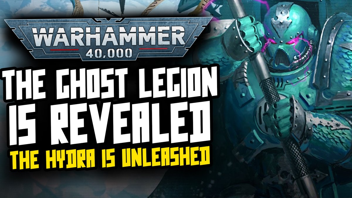 We get even more brand new Warhammer 40,000 lore with the release of the new Chaos Space Marine Codex! The Ghost Legion is here, they are in the very shadows you avoid, they are the whispers that echo! The HYDRA IS COMING! youtu.be/rOxf1krvnI0