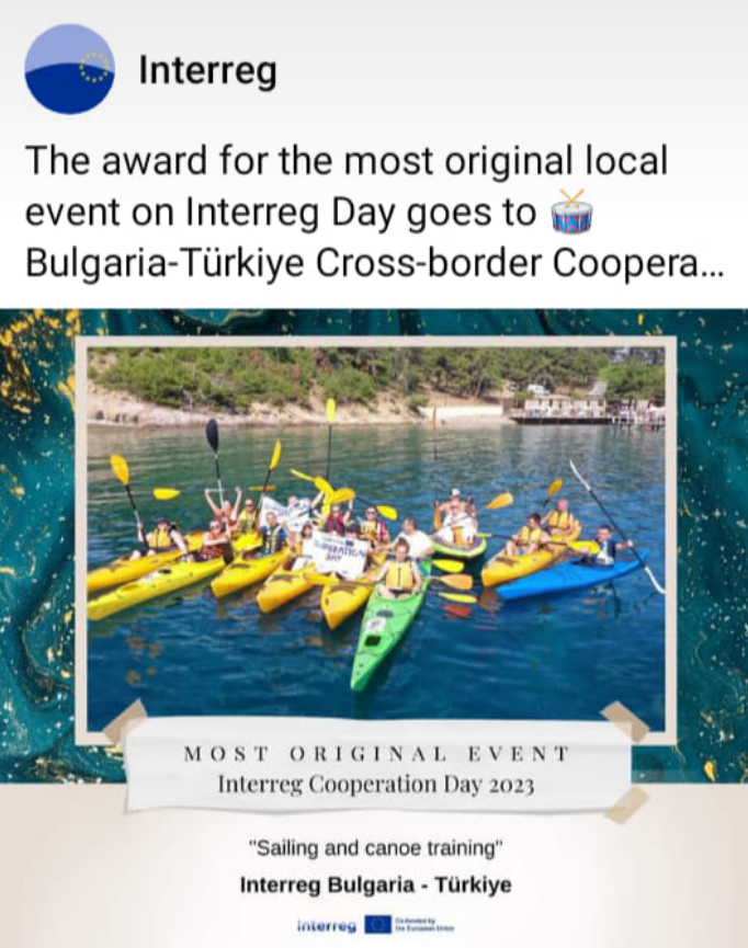 The events organized last year by @ABBaskanligi, the National Authority of the Bulgaria-Türkiye #CBC Programme, won the 'Most Original Local Event' award for 2023 celebrations of 'Interreg Cooperation Day' 📢 #cbcbgtr #ipacbc #interreg