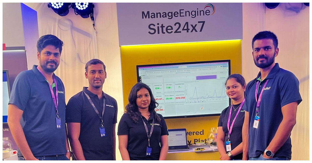 Wrapping up an amazing experience at the #AWSSummit Bengaluru! A huge thank you to all who visited our booth and engaged in insightful conversations about cloud monitoring strategies.

#CloudMonitoring #Site24x7