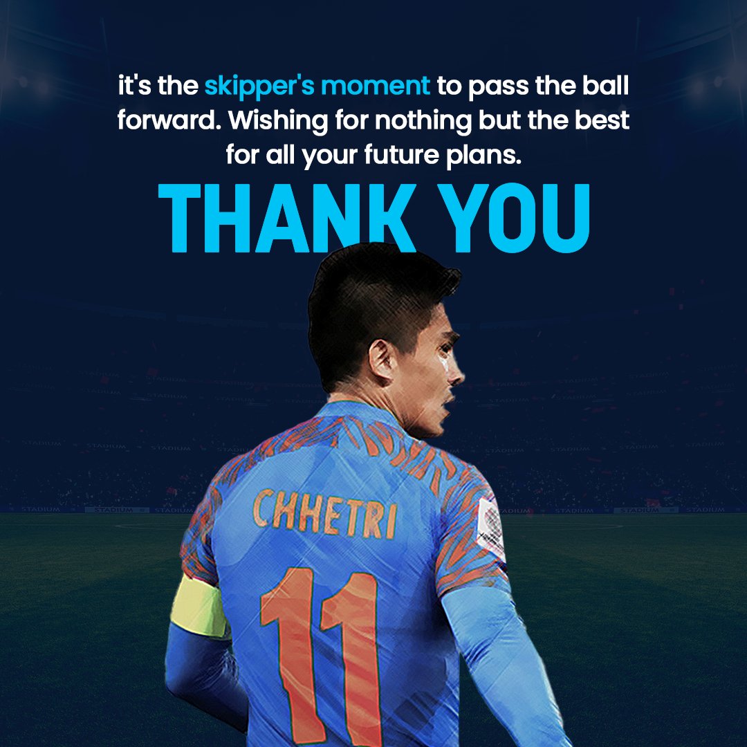 End Of A Beautiful Era 🥹⚽🐐 #sunilchhetri #indianfootball