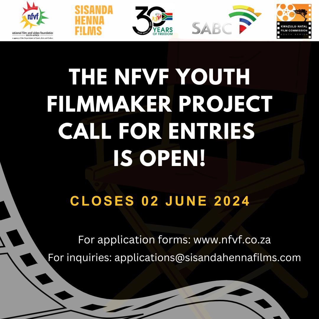 Calling all young filmmakers, this opportunity is for you, save, share and apply! The National Film and Video Foundation (NFVF), in partnership with the South African Broadcasting Corporation (SABC) Closing: 2 June 2024 Theme:Home More: nfvf.co.za/call-for-entri… #LoveSAFilm