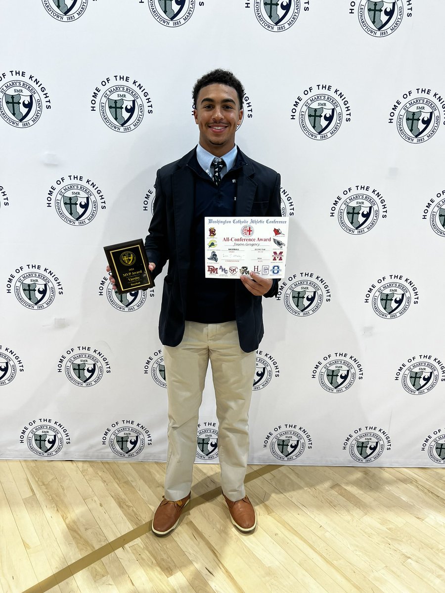 I am extremely blessed to be honored with the All Conference WCAC Second Team Award and Team MVP Award. 

It was a true honor to play with such a great group of young men. Time to gear up for summer ball! @smrbaseball #WCAC