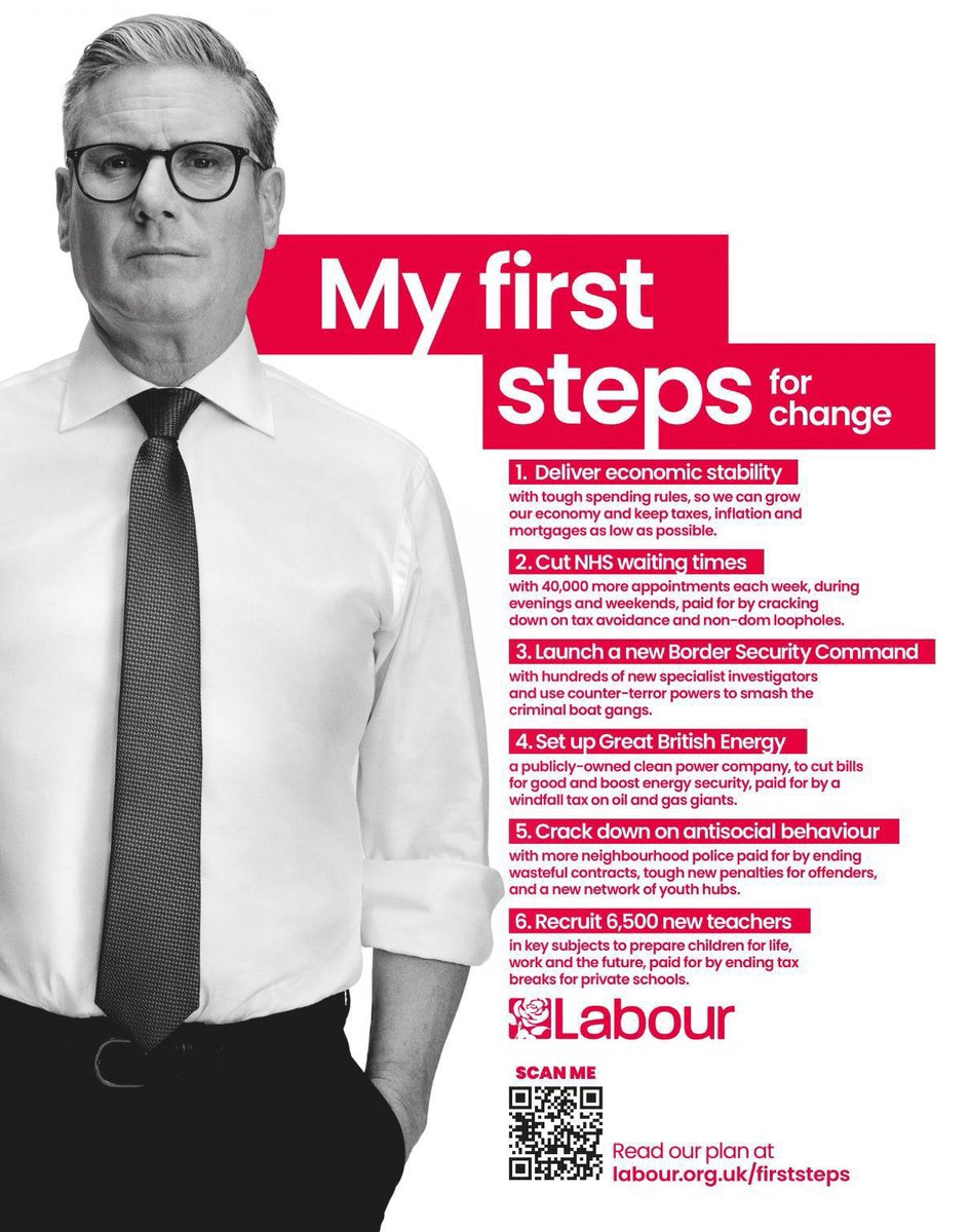 Here are @Keir_Starmer’s first steps for change. They will make a huge difference in Harrow and across the country. Fully costed, fully funded and ready to go.