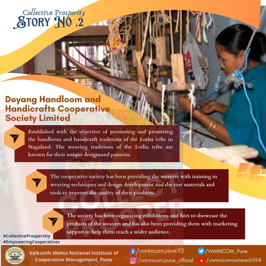 The Handloom Story 📷 Doyang Handloom and Handicrafts Cooperative Society Limited - 𝐹𝘦𝑎𝘵𝑢𝘳𝑒𝘥 𝘪𝑛 𝐶𝘰𝑙𝘭𝑒𝘤𝑡𝘪𝑣𝘦 𝘗𝑟𝘰𝑝𝘦𝑟𝘪𝑡𝘺 𝘝𝑜𝘭𝑢𝘮𝑒 1 #LothaTribe #NagalandHandloom #HandicraftTraditions #WeavingTechniques @MinOfCooperatn @ncct_institutes